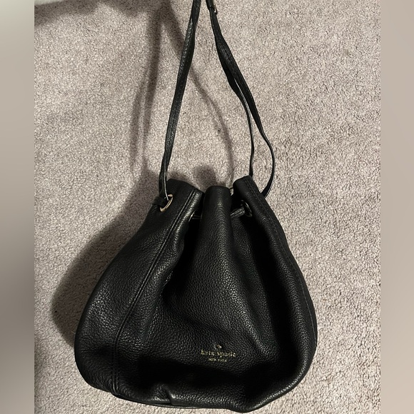 Kate Spade Black Leather Women's Bucket Bag - Picture 10 of 10